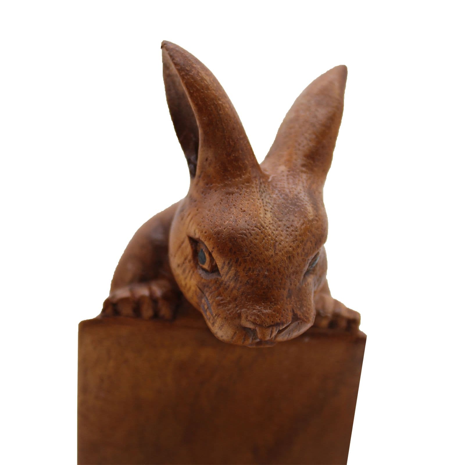 Rabbit Suar Wood Balance Wine Bottle Holder